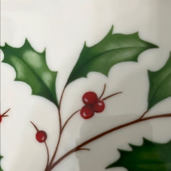 Lenox Holiday  Bakeware Vintage Large Bowl 10.5 x 5.5 Made in USA - Picture 9 of 10